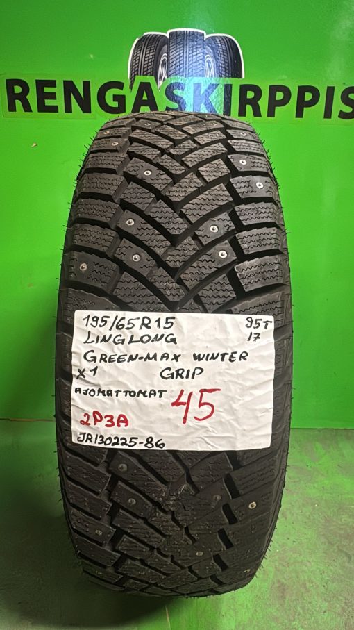 195/65R15 LingLong GreenMax Winter Grip 95T nasta ajamattomat / 2P3A