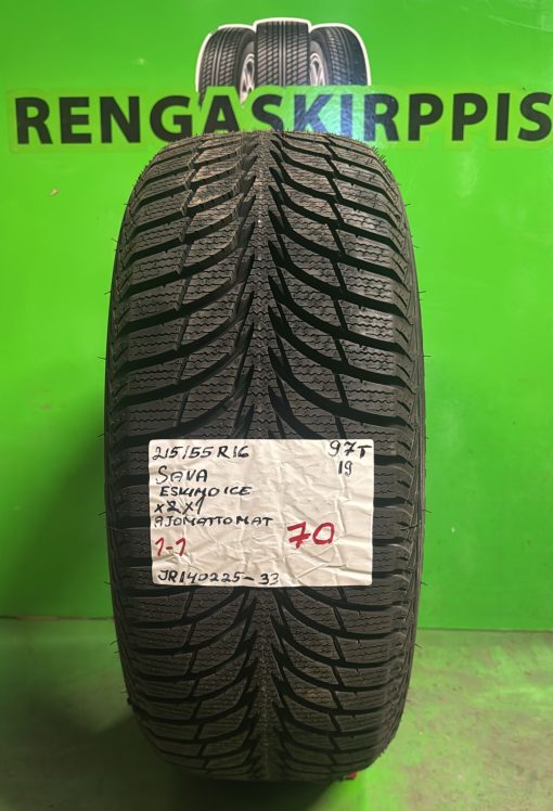 215/55R16 Sava Eskimo Ice 97T kitka ajamattomat / 1-1