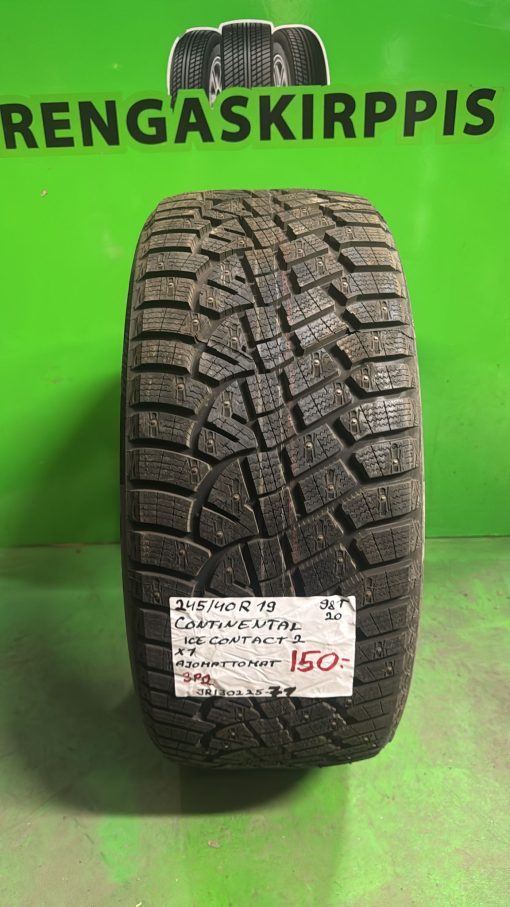 245/40R19 Continental IceContact 2 98T nasta ajamattomat / 3P2