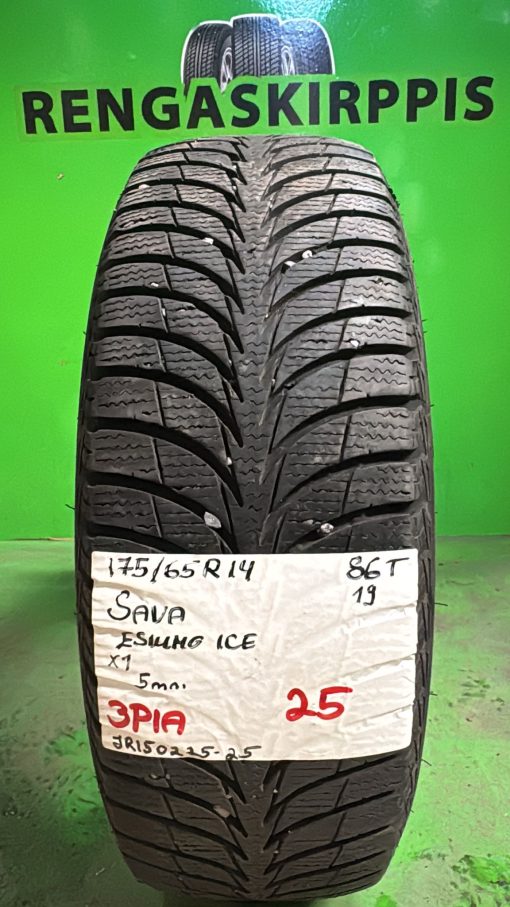 175/65R14 Sava Eskimo Ice 86T kitka 5mm / 3P1A