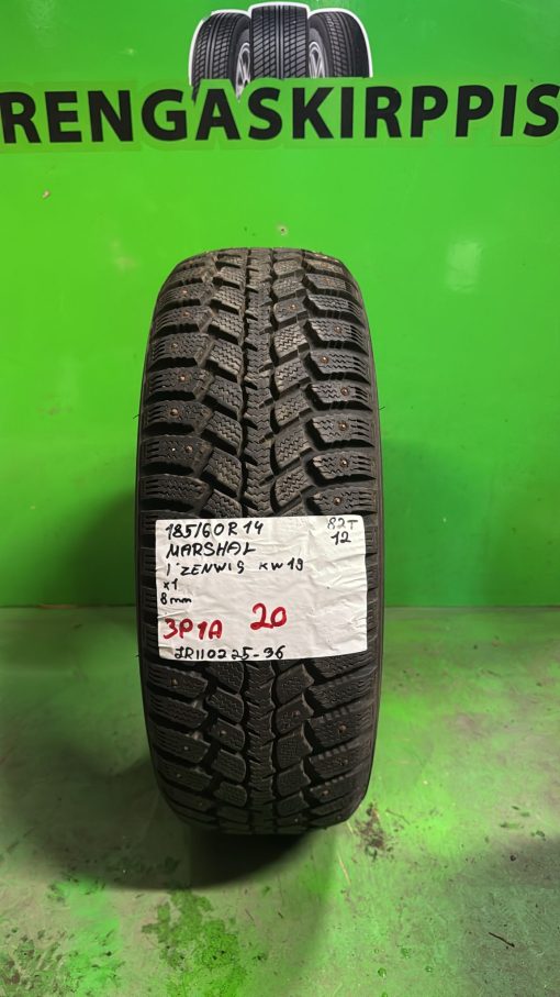 185/60R14 Marshal IZenwis KW19 82T nasta 8mm / 3P1A