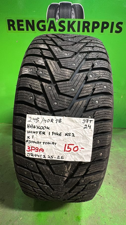 245/40R18 Hankook WInter IPike RS2 97T nasta ajamattomat / 3P3A