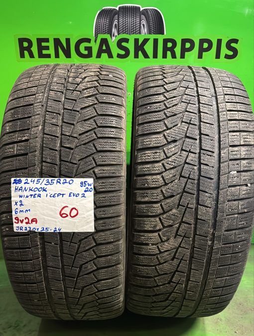 245/35R20 Hankook WInter ICept Evo 2 95W kitka 6mm / 9V2A