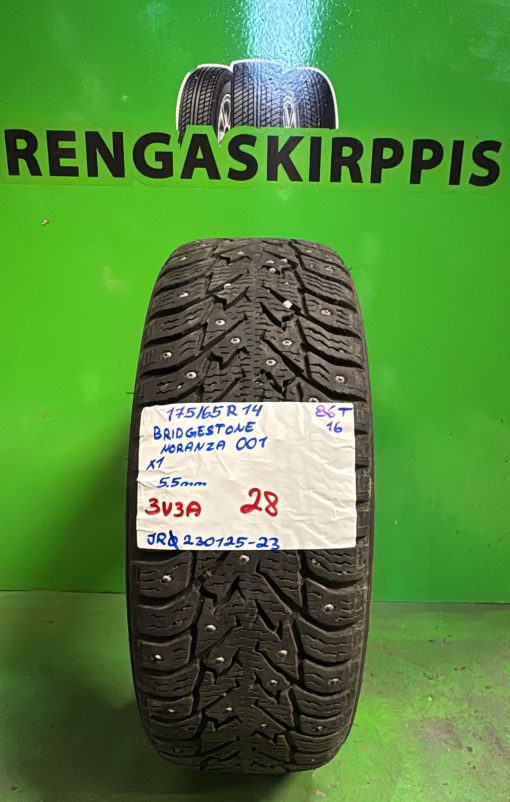 175/65R14 Bridgestone Noranza 001 86T nasta 5,5mm / 3V3A