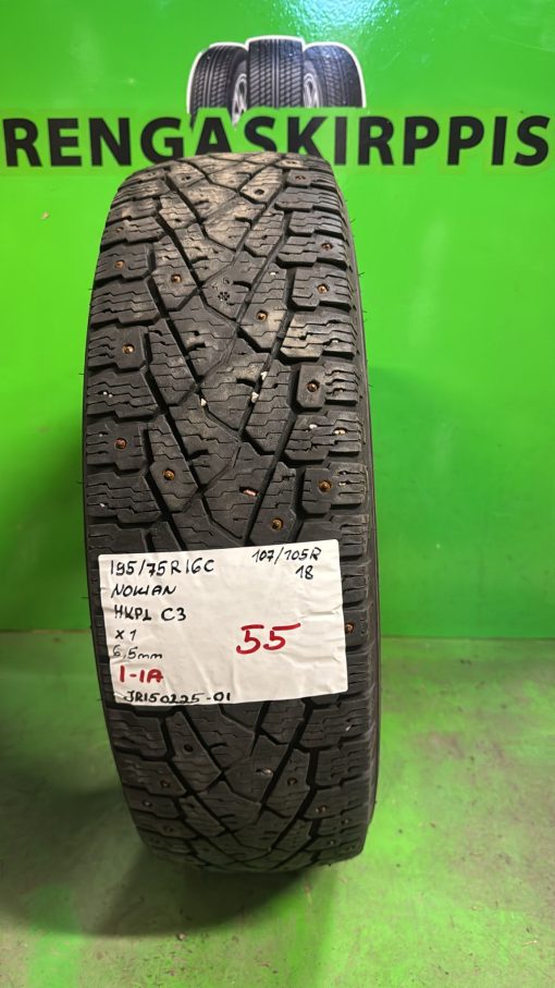 195/75R16C Nokian HKPL C3 107/105R nasta 6,5mm / 1-1A
