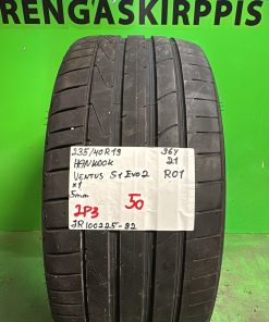 235/40R19 Hankook Ventus S1 Evo 2 R01 96Y kesä 5mm / 2P3