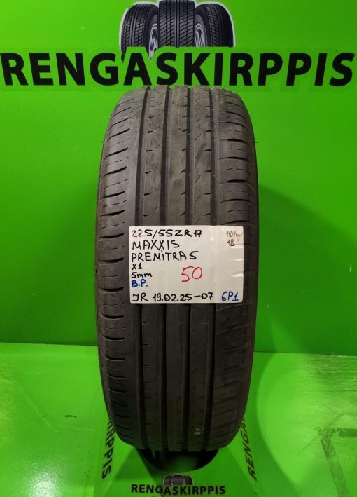 225/55R17 Maxxis Premitra 5 101W kesä 5mm / 6P1