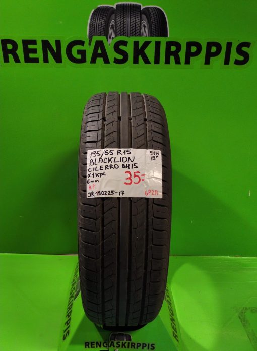 195/65R15 Blacklion 91H kesä 6mm / 6P2A