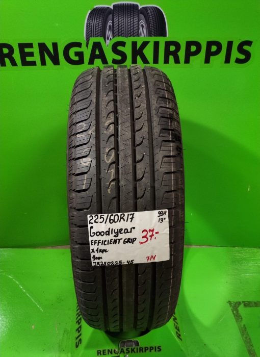 225/60R17 GoodYear EfficientGrip 99H kesä 9mm / 7P1