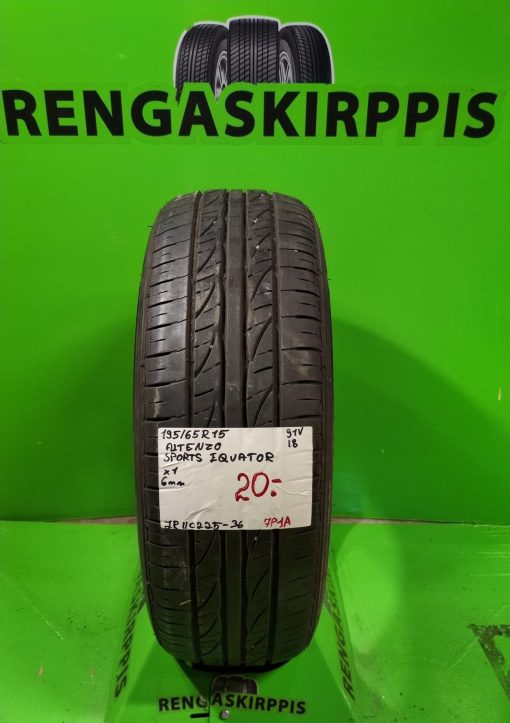 195/65R15 Altenzo Sport Eqvator 91V kesä 6mm / 7P1A