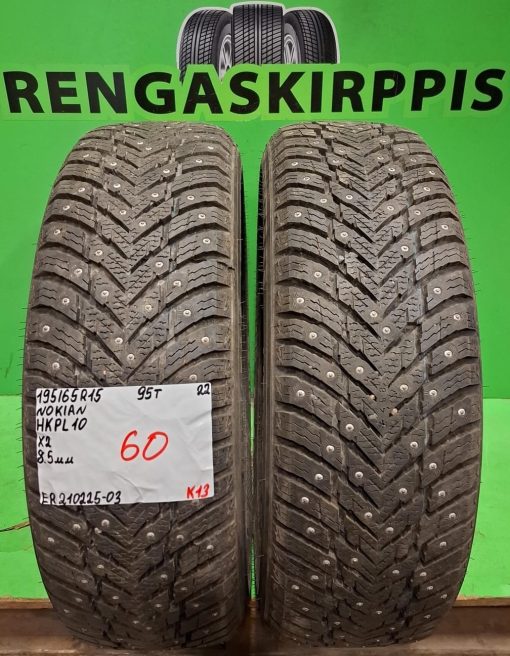 195/65R15 Nokian HKPL 10 95T nasta 8,5mm / K13