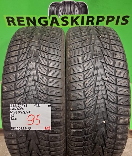 255/50R19 Hankook Winter ICept X 103T kitka 7mm / K13