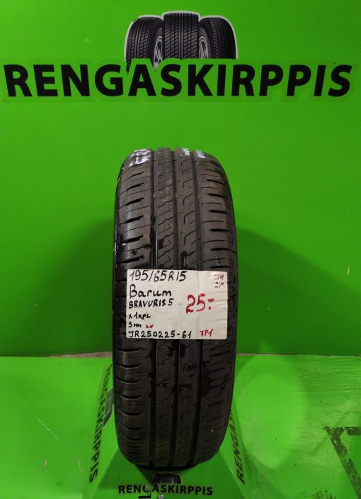 195/65R15 Barum Bravuris 5 91H kesä 5mm / 7P1