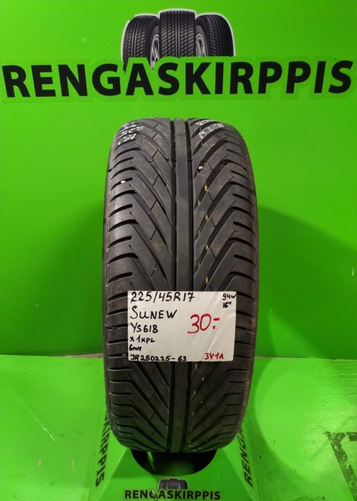 225/45R17 Sunew YS618 94W kesä 6mm / 3V1A