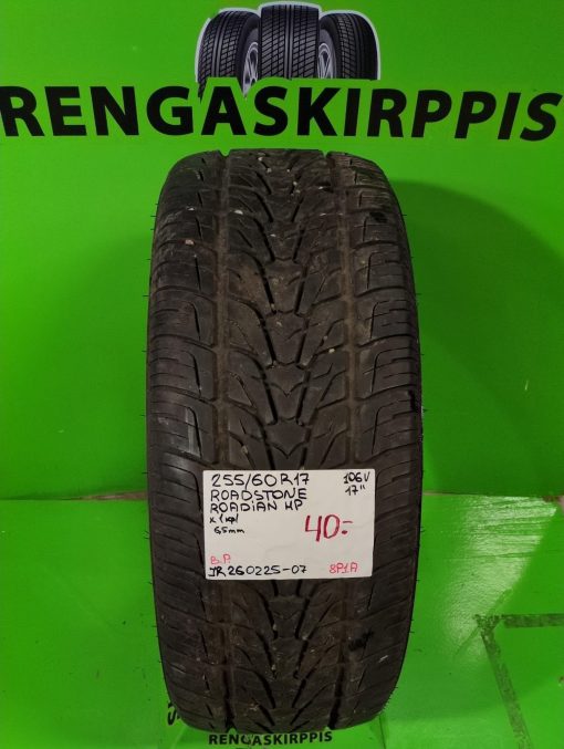 255/60R17 Roadstone Roadian HP 106V kesä 6,5mm / 8P1A