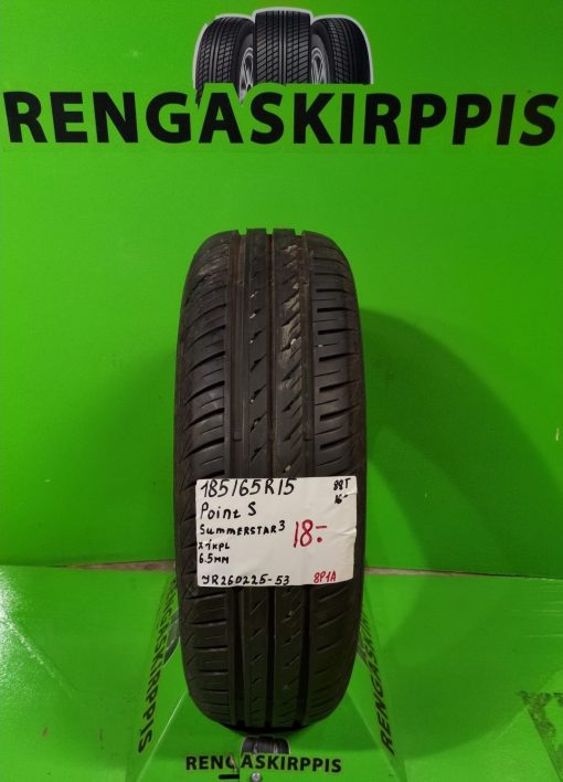 185/65R15 PointS Summerstar 3 88T kesä 6,5mm / 8P1A