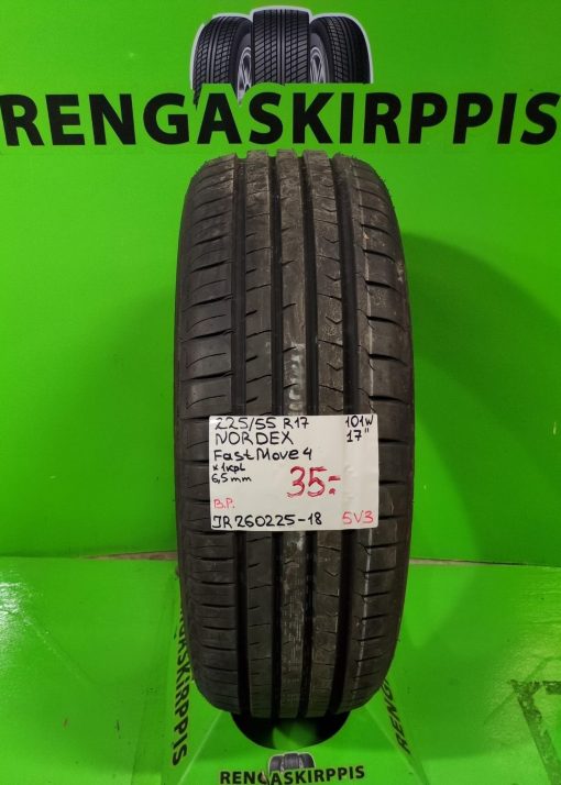 225/55R17 Nordexx FastMove 4 101W kesä 6,5mm / 5V3