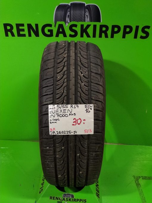 225/55R17 Nexen N7000 Plus 101W kesä 6mm / 5V3