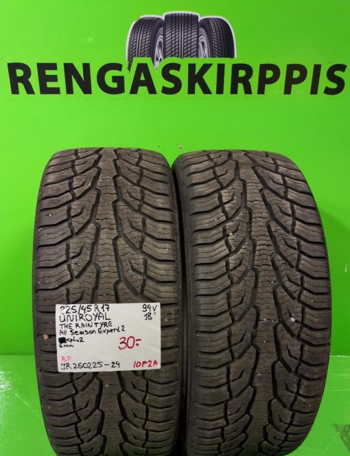 225/45R17 Uniroyal All Season Expert 2 94V kesä 6mm / 10P2A