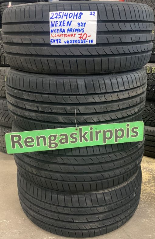 225/40R18 Nexen NFera Primus 92Y kesä ajamattomat / 5V42