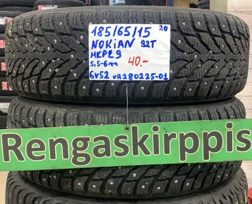 185/65R15 Nokian HKPL 9 92T nasta 5,5-6mm / 6V52