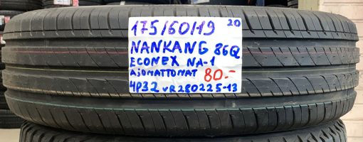 175/60R19 Nankang Econex NA1 86Q kesä ajamattomat / 4P32