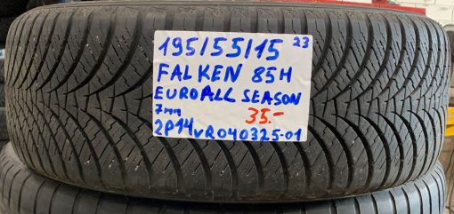 195/55R15 Falken Euroall Season 85H kitka 7mm / 2P14