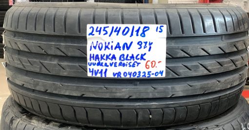 245/40R18 Nokian Hakka Black 97Y kesä uudenveroiset / 4V11