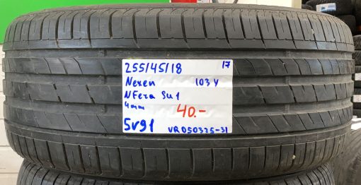 255/45R18 Nexen NFera Su1 103Y kesä 4mm / 5V91