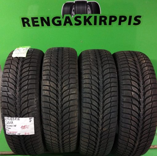 215/65R16 Sava Eskimo Ice 98T kitka ajamattomat / 5V2