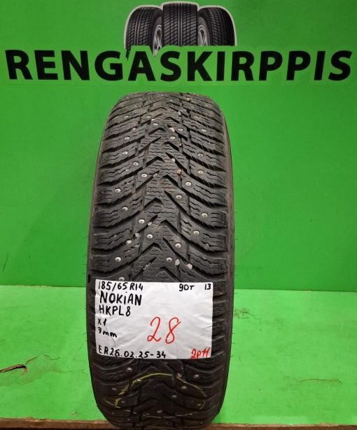 185/65R14 Nokian HKPL 8 90T nasta 7mm / 2P11