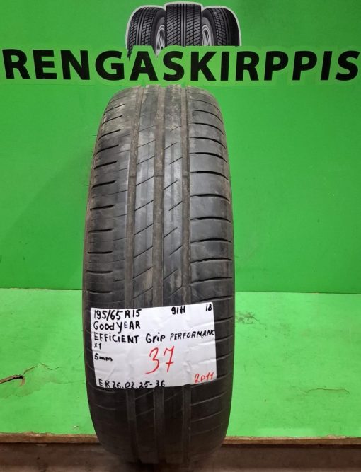 195/65R15 GoodYear EfficientGrip Performance 91H kesä 5mm / 2P11