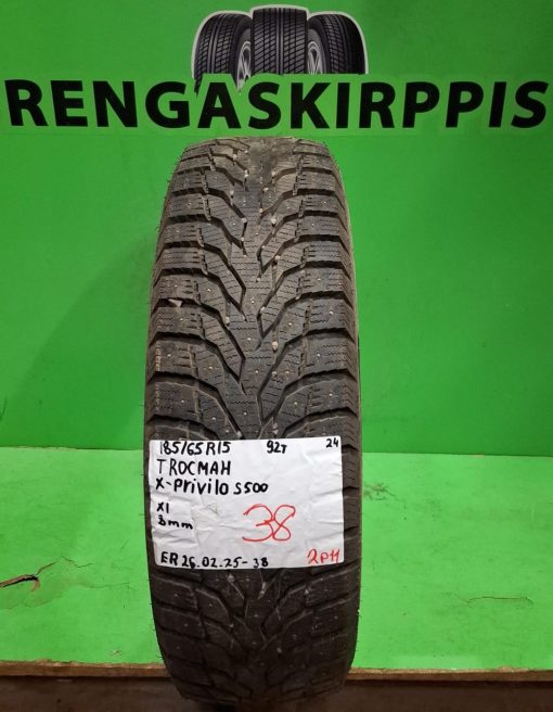 185/65R15 Tracmax X-Privilo D500 92T nasta 8mm / 2P11