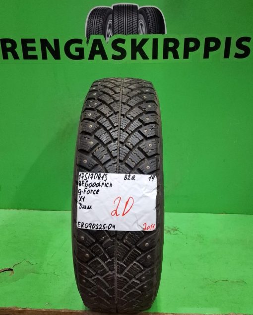 175/70R13 BFGoodrich G-Force 82Q nasta 8mm / 2P11