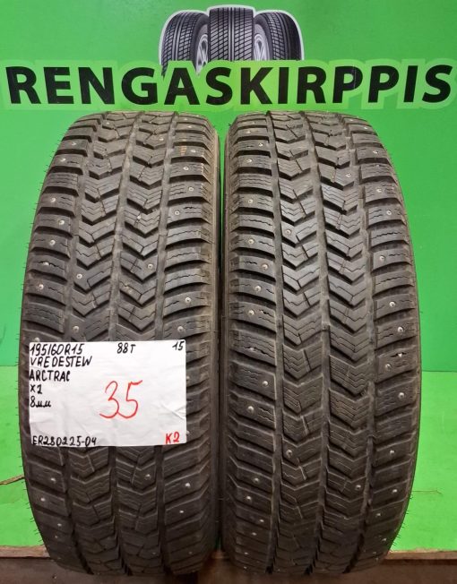 195/60R15 Vredestein Arctrac 88T nasta 8mm / K2