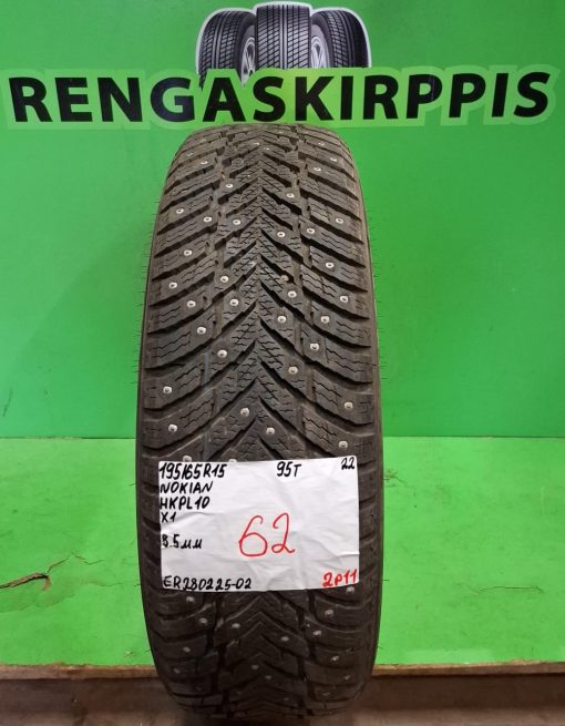 195/65R15 Nokian HKPL 10 95T nasta 8,5mm / 2P11