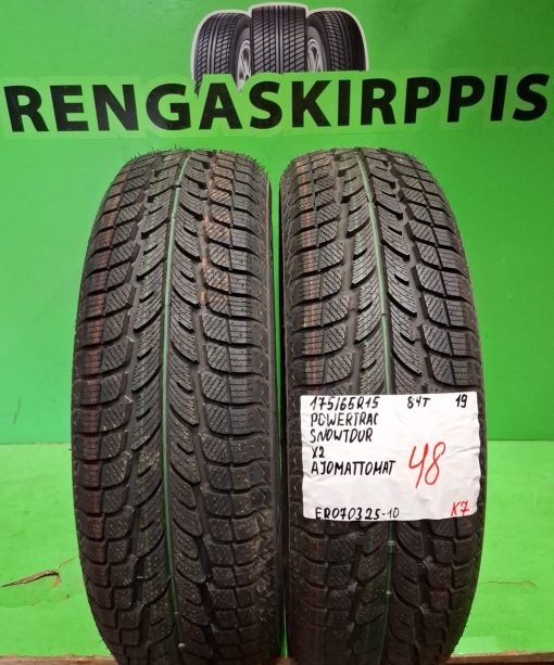 175/65R15 Powertrac Snow Tour 84T kitka ajamattomat / K7