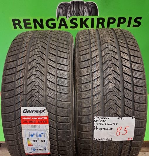 275/40R19 Gripmax Status Pro Winter 105V XL kitka ajamattomat / K4