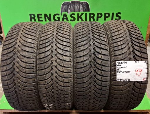 195/60R15 Sava Eskimo Ice 88T kitka ajamattomat / K3