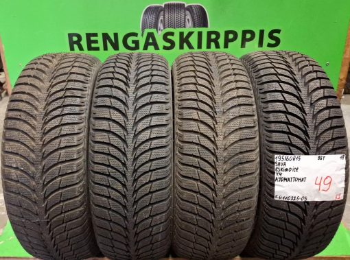 195/60R15 Sava Eskimo Ice 88T kitka ajamattomat / K3