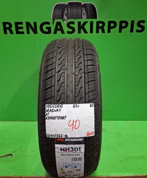 195/55R15 Headway 85V kesä ajamattomat / 2P11