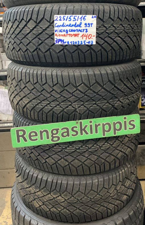 225/55R16 Continental VikingContact 7 kitka ajamattomat / 3P44