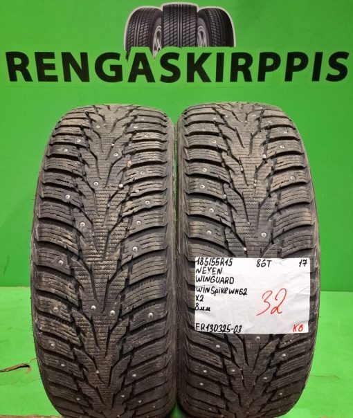 185/55R15 Nexen Winguard Winspike WH62 86T nasta 8mm / K6