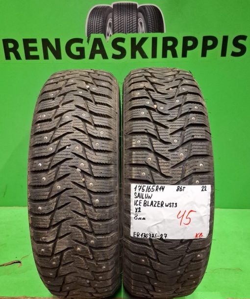 175/65R14 Sailun Ice Blazer WST3 86T nasta 8mm / K6