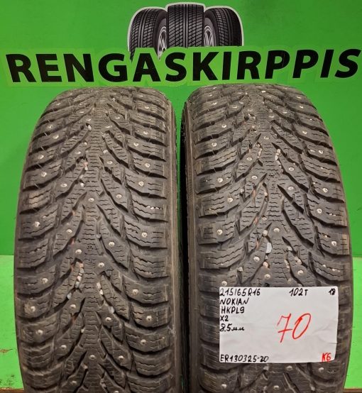 215/65R16 Nokian HKPL 9 102T nasta 8,5mm / K6