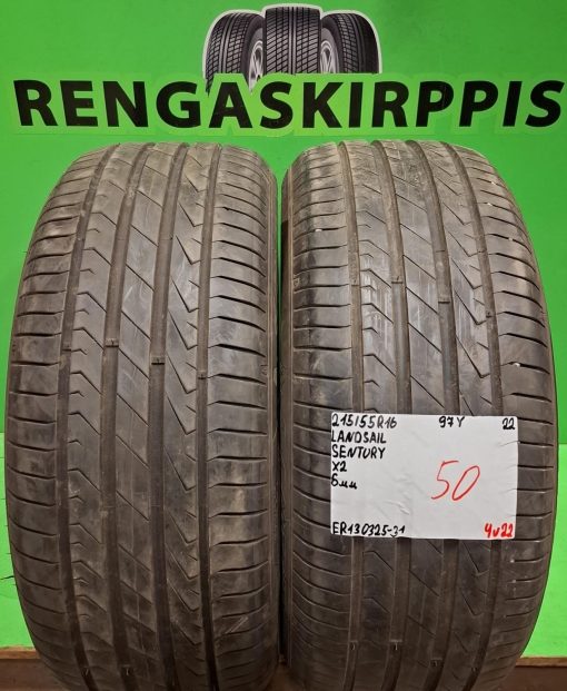 215/55R16 Landsail Sentury 97Y kesä 6mm / 4V22