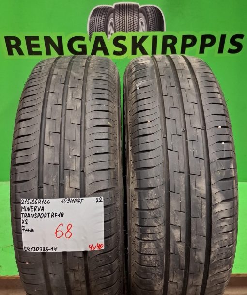 215/65R16C Minerva Transport RF19 109/107T kesä 7mm / 4V40