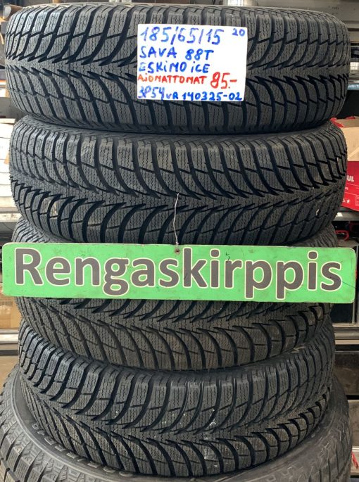 185/65R15 Sava Eskimo Ice 88T kitka ajamattomat / 3P54