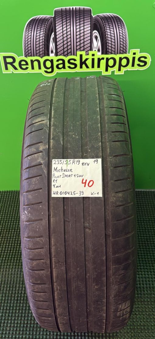 235/55R19 Michelin Pilot Sport 4 Suv 101V kesä 4mm / K1