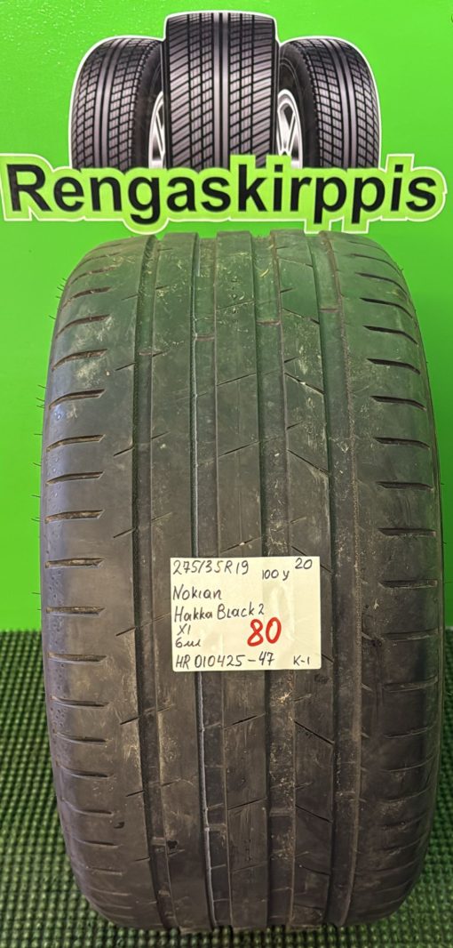 275/35R19 Nokian Hakka Black 2 100Y kesä 6mm / K1